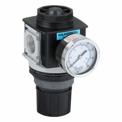 WILKERSON Regulator: Aluminum, 3/4 in NPT, 233 scfm, 5 psig to 125 psig - Wilkerson FRL Air Regulators