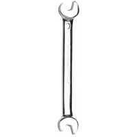 JONARD TOOLS Open End Wrench: Alloy Steel, Chrome, 1/2 in Head Size, 6 1/2 in Overall Lg, Offset (MPN ASW-12)