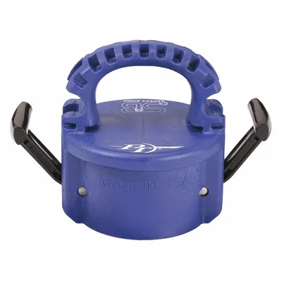OEM Dust Cap: 3 in Coupling Size, 4 3/4 in Overall Lg - Type DC Glass-Filled Polypropylene Cam & Groove Dust Caps