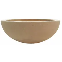 Planter Bollard: Circle, Beige, 18 in Overall Ht, Round Shape, Beige (MPN TF4106W22)