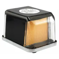 Box-style fuel filter for diesel engines. Features cellulose media and a water drain with window for easy water removal. Overall length 4 15/16 inches. Suitable for use in agricultural and industrial equipment