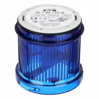 EATON Tower Light Module: Flashing, 110/120V AC, Blue, 73 mm Overall Dia, 3 in Overall Ht, SL4 (MPN SL7-BL120-B)