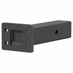 Steel pintle mount with 2-1/2 in shank diameter and 8 in size, rated for 20,000 lb gross vehicle weight. Used to attach a pintle hitch to a vehicle frame or trailer for towing heavy loads in industrial, agricultural, and construction applications.