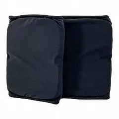 Foam knee pads with pull-on closure for non-marring applications. Suitable for tasks requiring surface protection and knee support in industrial or maintenance settings. Color: Black. Supplied as 1 pair.