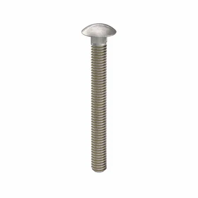 USA INDUSTRIALS Carriage Bolt: Square Neck, 5/16"-18 Thread Size, 3 in lg, Stainless Steel - 316 Stainless Steel Square Neck Carriage Bolts
