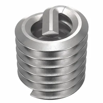 OEM Free-Running Tanged Helical Insert, #5-40 Thread, Plain, 10 PK - Free-Running Tanged Helical Inserts