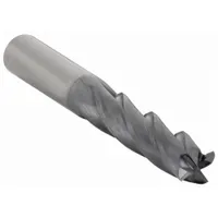 WIDIA HANITA Square End Mill: Carbide, TiAlN Coated, 4 Flute, 13/16" Mill Dia, 1-1/2" LOC, 4" OAL (MPN I4S0812T150R)