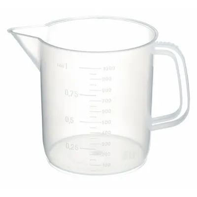OEM Beaker: Low Form with Handle - Low Form Plastic Beakers With Handles