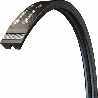 CONTINENTAL V-Belt: 2/B255, 2 Ribs, 258 in Outside Lg, 1 5/16 in Top Wd - B Section Banded V-Belts