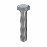 Hex Head Cap Screw: Steel, Class 8.8, Zinc Plated, M12, Metric, 60 mm lg, Fully Threaded, 50 PK (MPN HF18120600-050P1)