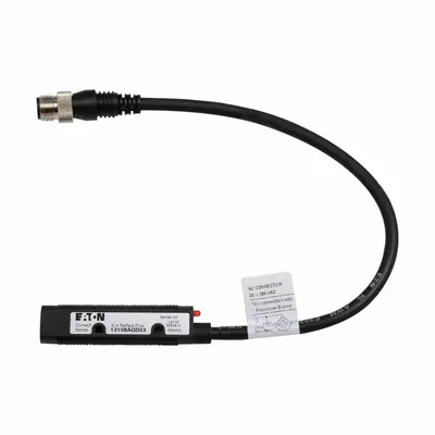 EATON Photoelectric Sensor: M18 Threaded, 4 - Pin Connector, 20-264V AC & 15-30V DC - Cylindrical Sensors with Built-in Connectors
