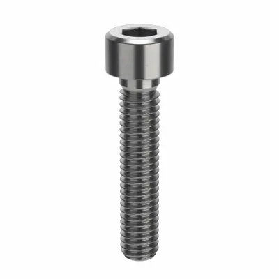 FOREVERBOLT Socket Head Cap Screw: M6x1.00 Thread Size, 30 mm Lg, Std, NL-19, Stainless Steel - Metric System Standard Socket Head Cap Screws