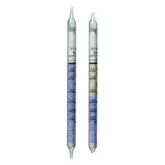 This gas detection tube is designed for use with DRAEGER Accuro pumps to measure hydrochloric acid (HCl) concentrations. It offers two measurement ranges: 500 to 5,000 ppm and 50 to 500 ppm. Supplied in a pack of 10 tubes.