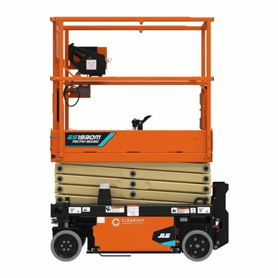 JLG Scissor Lift: Battery, Drivable, 18.5 ft Elevated Platform Ht - Drivable Scissor Lifts
