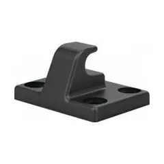 This latch plate is designed for use with DE-STA-CO toggle clamps in workholding fixtures. It has an overall depth of 1 3/4 inches and is compatible with models 385, 385-L, 385-R, 385-RSS, and 385-SS. Used to secure and release clamping arms in repetitive positioning tasks.