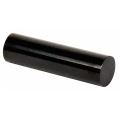 Steel plug and pin gauge with black oxide finish, 0.5420 in diameter, Class ZZ tolerance of 0.00020 in, and surface finish 10 microinch or better. Used as a no-go (minus) gauge to verify that a hole diameter does not exceed its maximum allowable size in quality control applications. Includes Certificate of Accuracy with NIST Traceability.