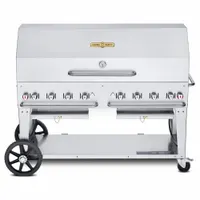 Propane Grill: Propane, 8 Burners, 129,000 BtuH Heating Capacity, 52 in Overall Ht, 28 in Overall Dp (MPN CV-MCB-60-1RDP-LP)