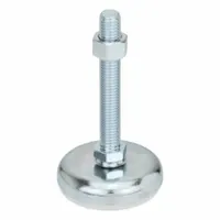 JW WINCO Male-End Leveling Mount: Swiveling Stud, 1/2"-13 Thread Size, 3.15 in, 2,698 lbf Capacity (MPN 30-80-1/2X13-100-A2-SK)