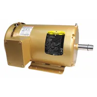BALDOR General Purpose Motor: Rigid Base Mount, Totally Enclosed Fan Cooled, 3 hp, 208-230/460V AC (MPN EM3559T)
