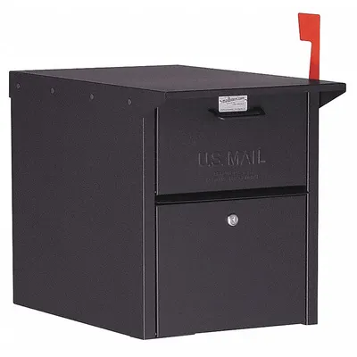 SALSBURY INDUSTRIES Mail Chest: 1 Doors, Horizontal, 17 1/4 in H x 14 3/8 in W x 23 in D, Pedestal Mounting - Mailboxes for Packages