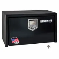BUYERS PRODUCTS Underbody Truck Box: Underbody Truck Box, Single Drop-Down Door Door, Gloss Black (MPN 1703150)