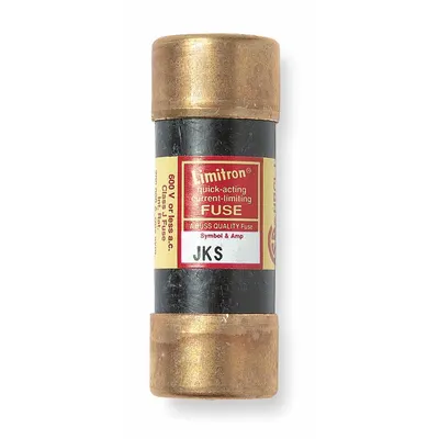 BUSSMANN Fuse: JKS Series, Class J, Cylindrical Body, Fast-Acting, 10 A, 600 V AC - Fast-Acting Cylindrical Fuses