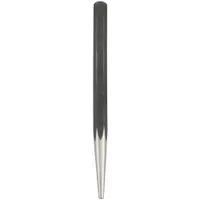 Starting Punch: 3/16 in Tip Dia, 3/8 in Shank Wd, 2 in Taper Lg, 6 in Overall Lg, Hexagon, Flat, SAE