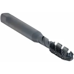 CLEVELAND Spiral Flute Tap: #8-32 UNC, H3 / 2B, 3 Flute, Plug Chamfer, Black Oxide High Speed Steel (MPN C58434)
