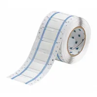 Sleeve Label: 1/2 in x 2 in, Polyolefin, White (Matte), For 1 AWG to 8 AWG Wire Gauge (MPN 3PS-500-2-WT)