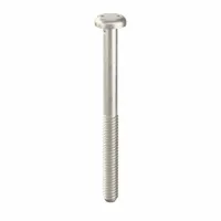 Tamper Resistant Screw: 1/4"-20 Thread Size, 3 in Lg, Stainless Steel, Plain, Pan, Spanner, 10 PK (MPN 121361)