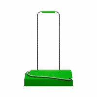 Aviation Chock: Urethane, 14 in Overall Lg, 6 in Overall Wd, 4 in Overall Ht, 1 Chocks, Green (MPN AC4614LR-ECHFLG)