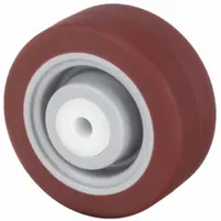 APPROVED VENDOR Caster Wheel: 3 in Wheel Dia., 1 1/4 in Wheel Wd, Polyurethane, 210 lb Load Rating