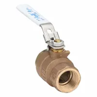 APOLLO Manual Two-Way Ball Valve: 1 in Size, Brass/Bronze, Straight, FNPT x FNPT, Two-Piece (MPN 77CLF10527A)