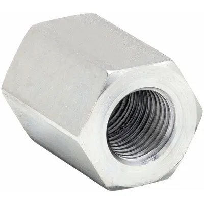 PARKER Metal Pipe Straight: Union, Steel, 16 mm x 16 mm - Hydraulic Threaded Extreme-Pressure Pipe Fittings
