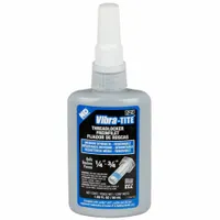 VIBRA-TITE Medium-Strength Threadlocker: 121, Blue, High-Temp Resistant, 1.69 fl oz, Bottle, 1 EA (MPN 12150)