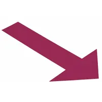 Floor Marking Tape: Arrow, Solid, Purple, No Legend, 6 in x 10 in, 50 mil Tape Thick, 50 PK (MPN ARROW10P)