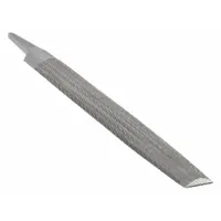 Half Round File: Double-Cut, Safe Edge Cut, Smooth Cut, 10 in Lg without Tang, 1 in Wd, 10Z691