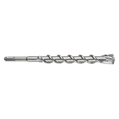 SDS-Max drill bit for concrete and masonry. 1-1/4 in diameter, 29 in overall length, 24 in maximum drilling depth. For use with compatible rotary hammers in heavy-duty drilling applications.