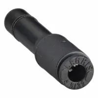 LEGRIS push-fit adapter fitting, fiberglass-reinforced nylon and nickel-plated brass construction, adapts from 5/32 in OD to 1/4 in OD tube sizes. Supplied in a 10-pack. Used in pneumatic and fluid-handling systems for connecting tubing of different diameters