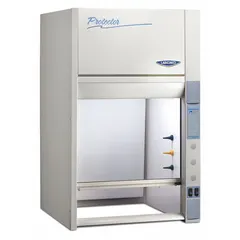 This light duty ducted fume hood from LABCONCO measures 30 inches wide and 30 1/4 inches deep. It includes a vapor proof incandescent light but requires separate purchase of a blower, base/stand, and work surface. Suitable for general laboratory applications such as sample preparation, solvent handling, and small-scale reactions.