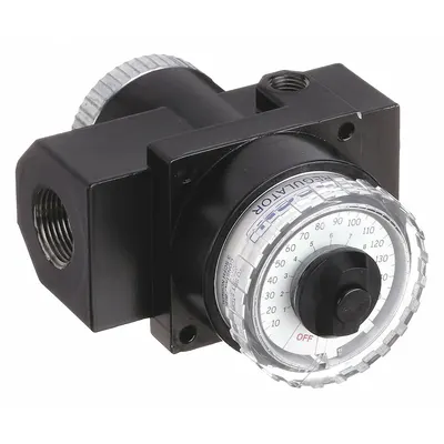 WILKERSON Dial Compressed Air Regulator: Zinc, 3/4 in NPT, 400 scfm, 300 psig Max Op Pressure - Wilkerson FRL Air Regulators