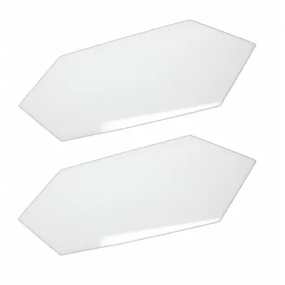 MIRREDGE Seam Plates: 1 1/2 in Overall Ht, 3 in Overall Wd, 1/8 in Overall Dp - Mirror Framing & LED Shelf Parts