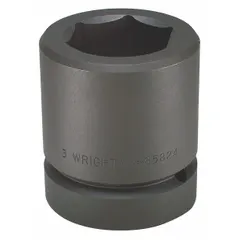 This 2-1/2" drive impact socket features an 8 in SAE socket size with a 6-point standard configuration. It has an overall length of 8-3/4 in and is designed for use with impact tools in heavy-duty fastening and loosening applications.