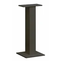 Pedestal: Aluminum, Powder Coated, Black, Bolt Mounted, 28 1/2 in H x 12 in W x 12 in D (MPN 3395BLK)