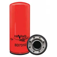 BALDWIN FILTERS Oil Filter: BD7310, LF9010, M52 x 1.50 Thread Size, 11 7/16 in Overall Ht, Oil