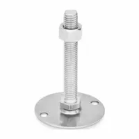 JW WINCO Male-End Leveling Mount: Swiveling Stud, 1/2"-13 Thread Size, 1.57 in, 2,698 lbf Capacity (MPN 41-40-1/2X13-75-B0-SK)