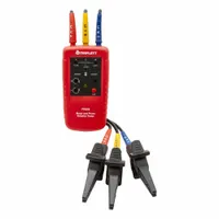 TRIPLETT Phase Sequence and Motor Rotation Tester: 2 Hz to 400 Hz, 40 V to 600 V, CAT III 600V (MPN PR450)