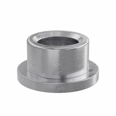 OILITE Flanged Sleeve Bearing: Iron-Copper, SAE 863, 1/2 in Bore, 3/4 in OD, 1/2 in Lg - Lubricated General Purpose Metallic Flanged Sleeve Bearings