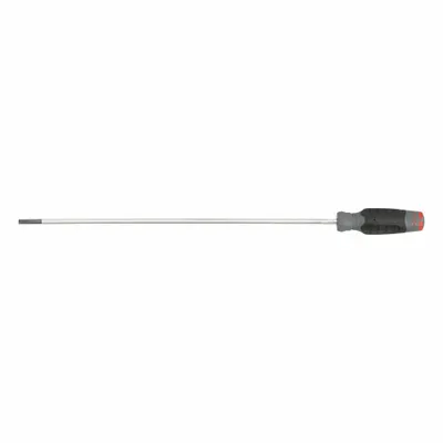 PROTO Screwdrivers: 1/4 in Tip Size, Extra Long Lg, 20 1/2 in Overall Lg, 16 in Shank Lg - General Purpose Slotted Screwdrivers
