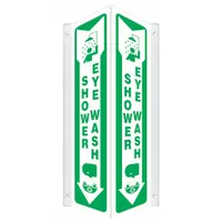 Safety Sign: PETG, Mounting Holes Sign Mounting, 18 in x 7 1/2 in Nominal Sign Size, 0.06 in Thick